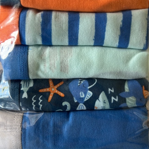 Cat & Jack | Size 12-14 (L) Boys Briefs | 1 set of 7 Sea-life, 1 set of 5 Sloths - Picture 3 of 10
